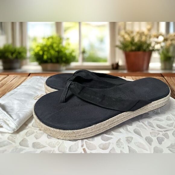 New TKEES Hera Suede Leather espadrille Sandals Platform Flats - Picture 11 of 15